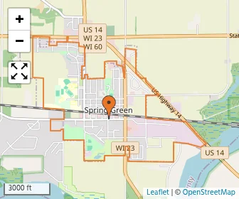 Area schools map